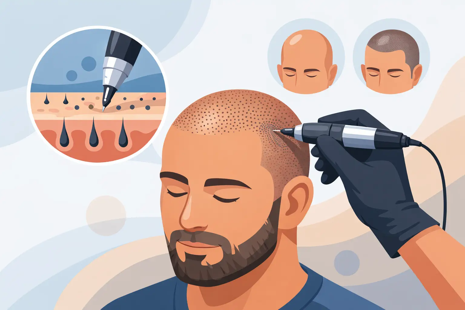 What Does Scalp Micropigmentation Feel Like?